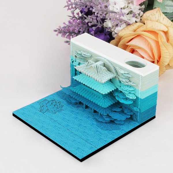Sweetmade Specialized Business Gift Chinese Dragon Style 3D Notepad Corporate Promotional Giveaways 5