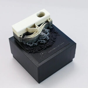 xL7H3D antik kale Memo Pad Led hohonot defteri 3D modeli kale yap kan not 3D sanat