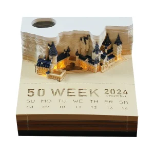 3D Calendar 2024